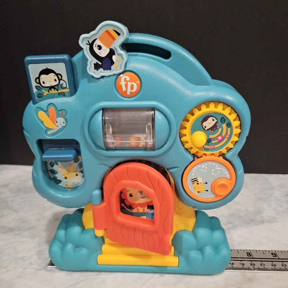 Fisher Price‎ Animal Discovery Tree Activity Toy Baby Learning Fine Motor 2014
